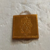 Spiral Copper with Gold Plating  2" x 1"